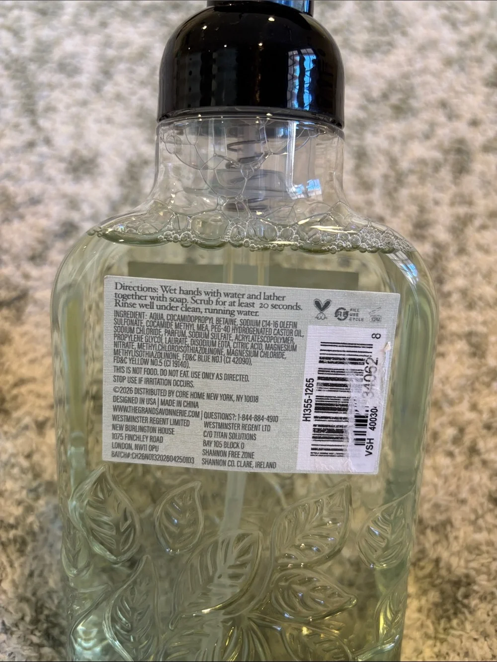 Grand Savonnerie Scented White Sage Foaming Hand Soap NWT 16.9oz